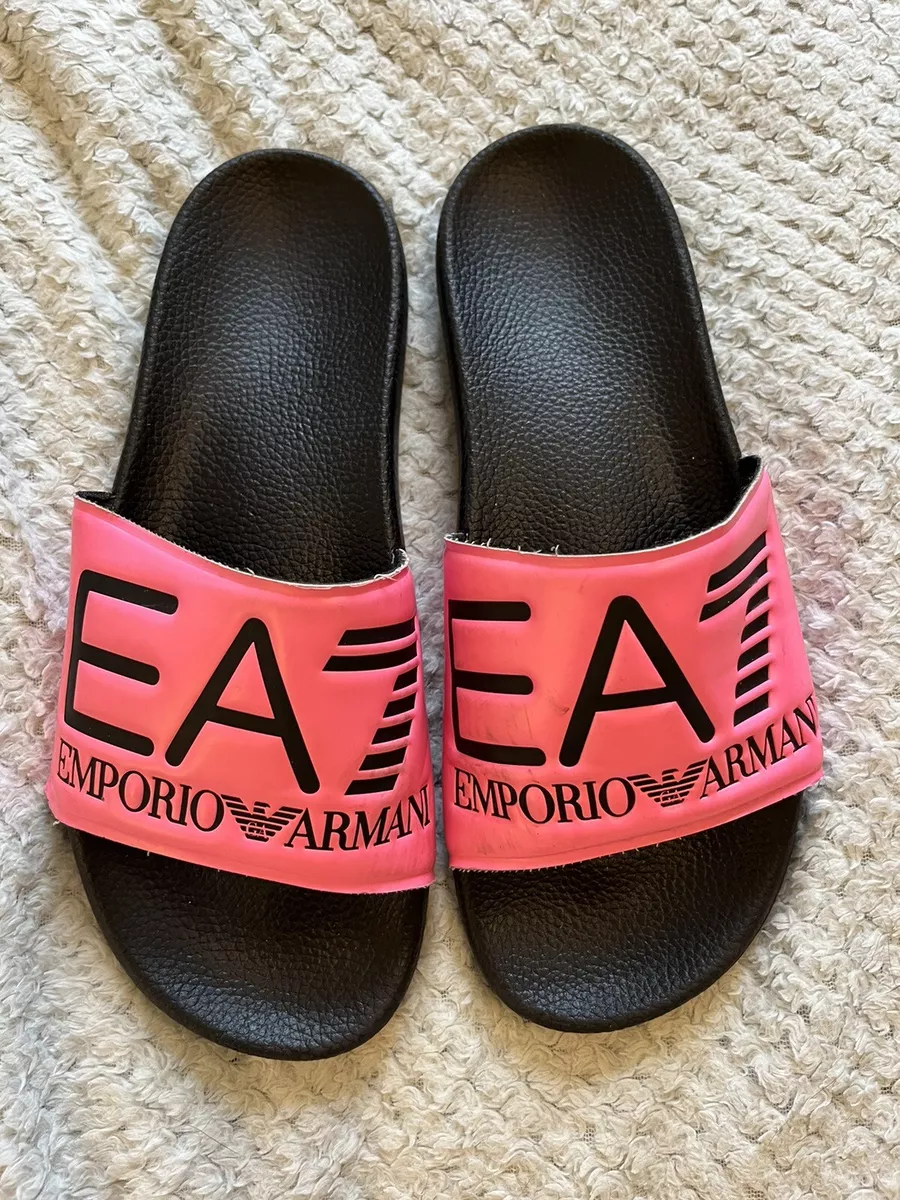 Emporio armani shop sliders womens