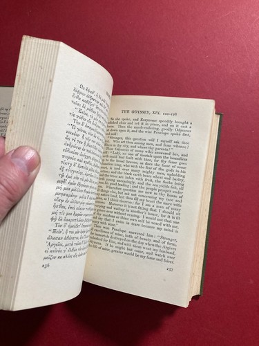 Homer - The Odyssey Vol II - Loeb Classical Library 1931 Annotated Fred Gettings - Picture 11 of 24
