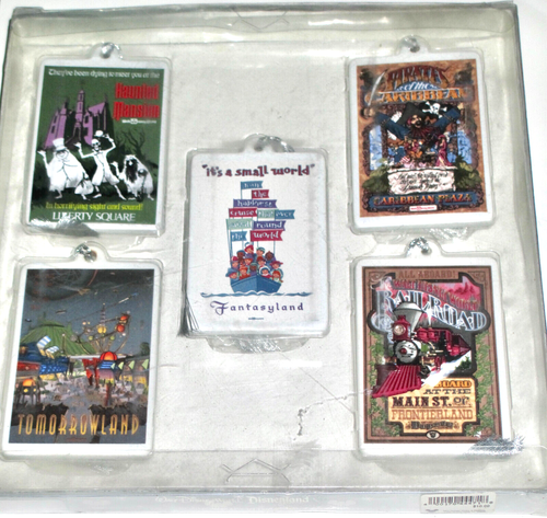 DISNEY'S HOLIDAY COLLECT SET OF 5 35TH ANNIVERSARY COMMEMORATIVE ORNAMENTS -NMIP - Picture 3 of 7