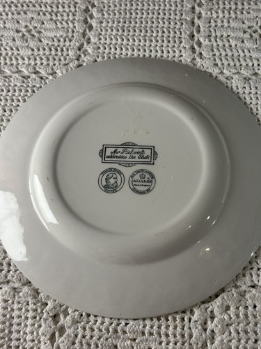Vintage Adams Ironstone Mr Pickwick Addresses The Club Decorative Plate 10" - Picture 6 of 9