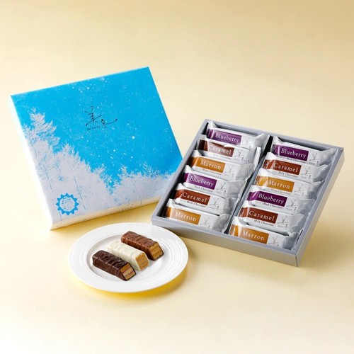 Ishiya Seika Mifuyu Premium millefeuille chocolate F/S From Japan Hokkaido - Picture 7 of 19