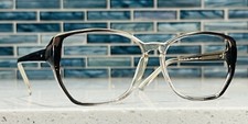 Vintage Mainstreet Grey Fade Eyeglasses FRAMES ONLY Oversized Lens 56-18-140