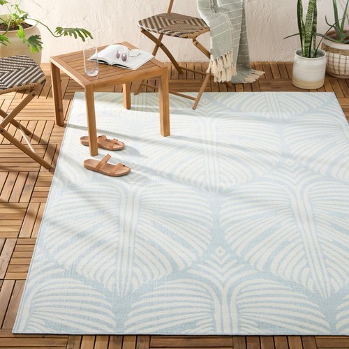 Tommy Bahama Lanai Palm Leaves Indoor Outdoor Area Rug, Leaf Tropical Design,... - Picture 2 of 6