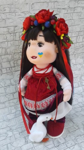 Ukrainian Handmade Interior doll Ukrainochka. Interior Toy Ukrainian . - Picture 6 of 14