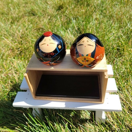 Traditional Japanese kokeshi doll, kokeshi doll, set kokeshi doll, kokeshi vinta - Picture 8 of 12