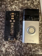 Ring - Video Doorbell - Satin Nickel with Chime