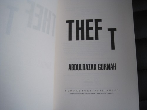 ABDULRAZAK GURNAH SIGNED - THEFT LIMITED FIRST UK EDITION NOBEL PRIZE LITERATURE - Bild 4 von 10