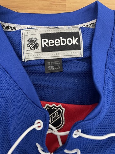 Youth New York Rangers Rick Nash NHL Reebok Sewn Jersey Size Youth L/XL - Picture 3 of 10
