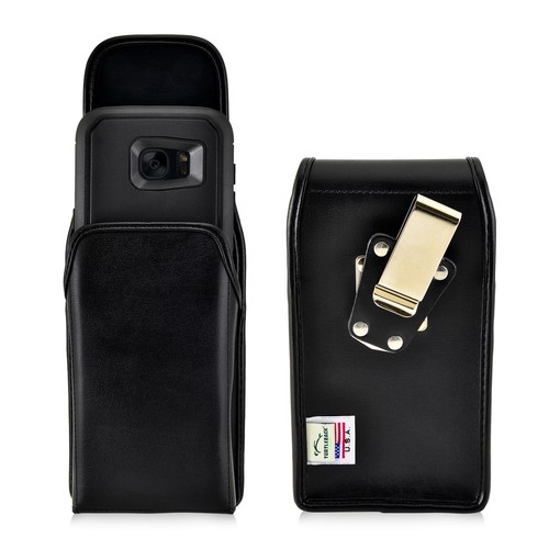 Galaxy S7 Edge Holster Metall Gürtelclip Otterbox Case Leder Vertikal Turtleback - Bild 1 von 6