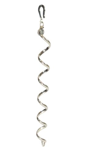 Silver Ponytail Wrap - 6 Inch Hair Holder | Lightweight Spiral Hair Accessory - Picture 11 of 11