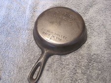 WAGNER WARE #3 Cast Iron Skillet - 6 1/2" - Made in USA - F