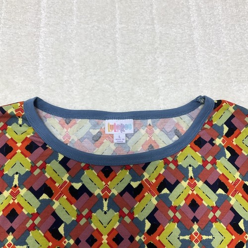 Vestido Vaina Informal LulaRoe Para Mujer Talla L Multicolor Estampado Abstracto - Imagen 5 de 7