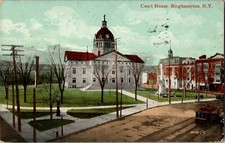 Binghampton New York Court House Postcard NY Posted 1910