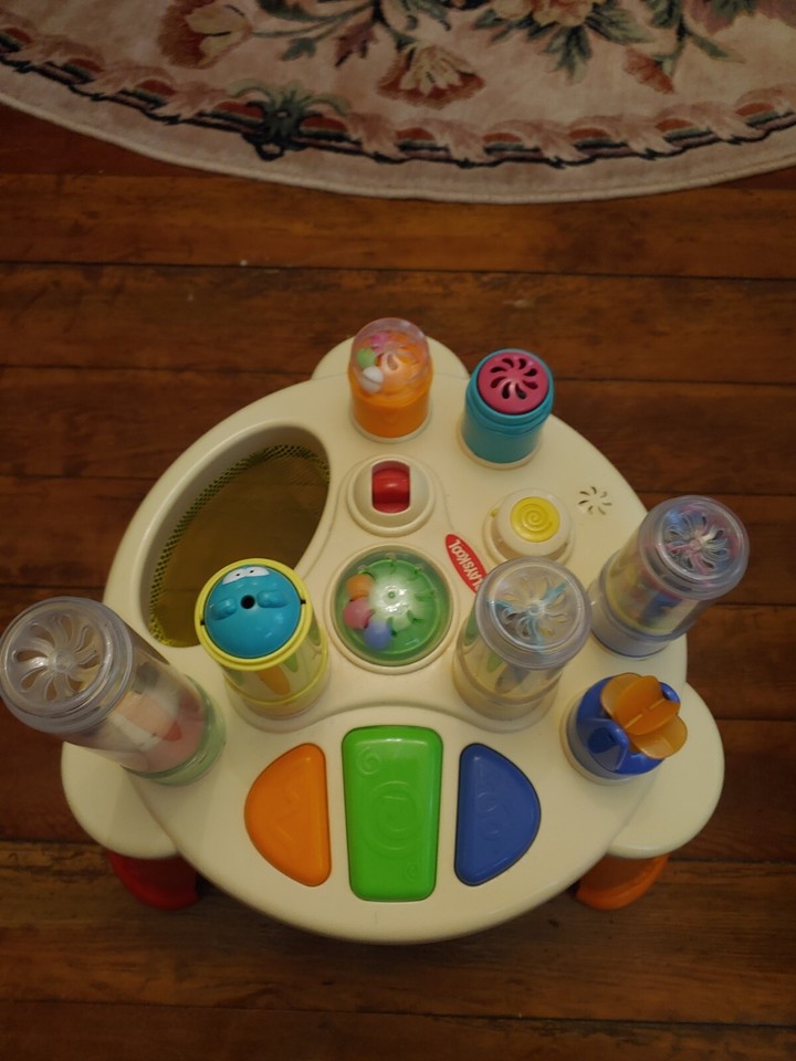 VTG Rare Playskool Air tivity Activity Table Baby toddler busy toy fan blowing eBay