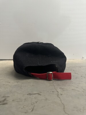 Vintage 90s Nike Air Bakin Banned Flames Logo Strapback Hat Vintage 90s Nike Air Bakin Banned Flames Logo Strapback Hat