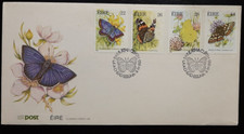 (IRL-202) IRELAND EIRE 1985 Flora & Fauna - Butterflies First Day Cover