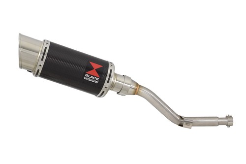 DR 125 SM 2008-2015 Exhaust Silencer Kit 200mm Round End Can 200CS - Picture 2 of 6