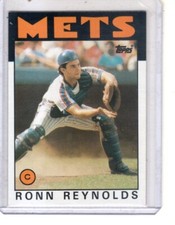 1986 Topps #649 Ronn Reynolds New York Mets baseball card 