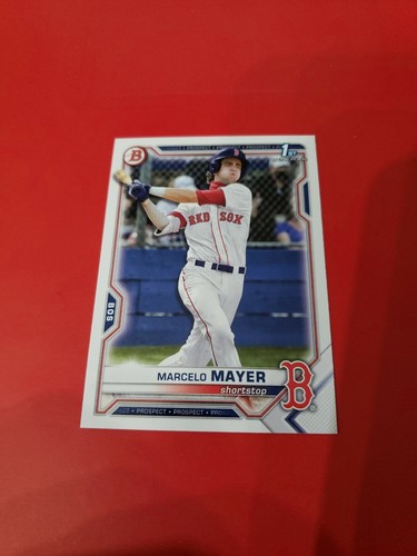 Marcelo Mayer 2021 Bowman Draft BD-174, base de papel, Medias Rojas de Boston - Imagen 3 de 6