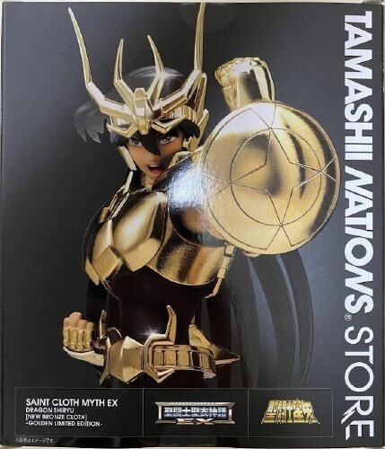 Tamashii Nations Tokyo Saint Cloth Myth Ex Dragon Shiryu Golden Limited Edition - Bild 1 von 8
