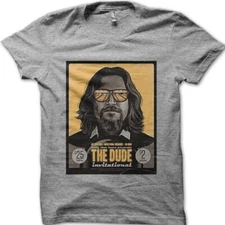 The Big Lebowski Dude Walter Donny cult movie printed t-shirt 0013