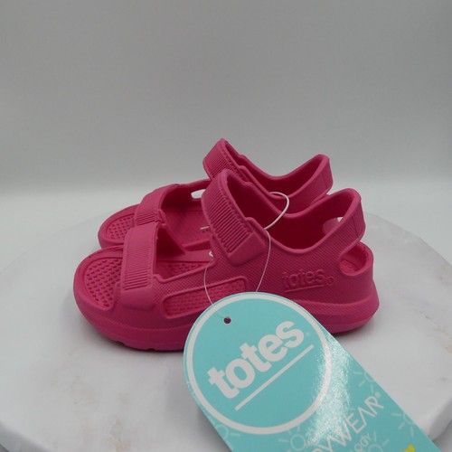 Totes Shoes Toddler Girls 7-8T Pink Azalea Sport Sandals Waterproof Everywear