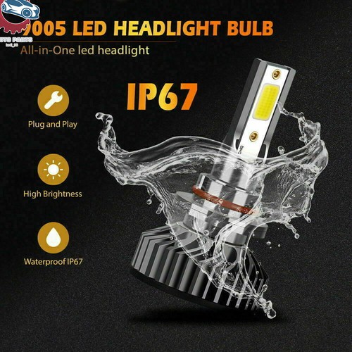 For Kenworth T680 T880 2013-2019 Bi-Xenon LED Headlight Kit Bulbs H11 9005 HB3 - Picture 10 of 12