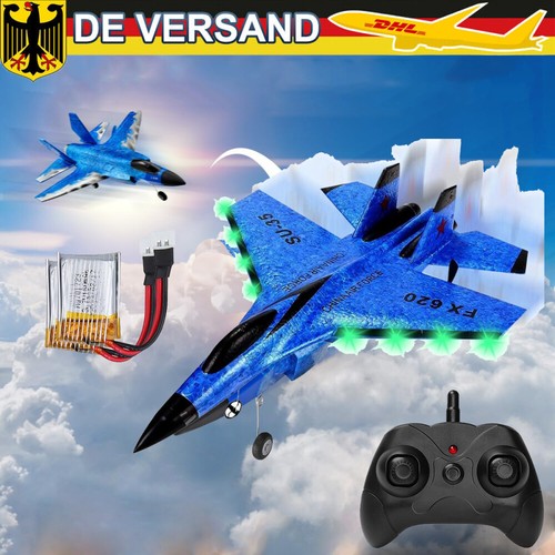RC ferngesteuertes Kämpfer Modell-Flieger mit Akku 2,4GHz Fernsteuerung LED DHL - Bild 2 von 18