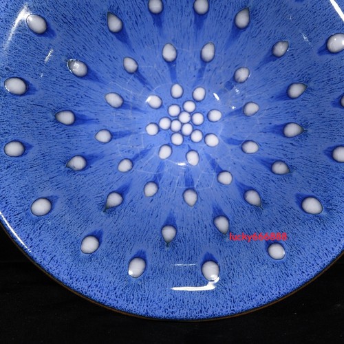 8.4" china old fashioned song dynasty jian kiln porcelain blue pearl speckle cup - Picture 7 of 9