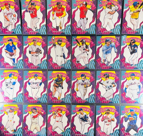 2025 TOPPS SERIES 2 - SUMMER SUPERSTARS INSERTS! - YOU-PICK! - OHTANI JUDGE WOOD - Picture 2 of 36