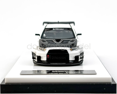 404Error 1:64 White Carbon Lancer EVO X Varis Sports Model Diecast