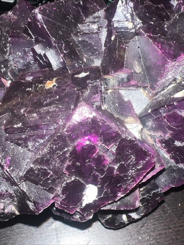 Großer lila Kubikfluorit 10 Pfund 7 Unzen atemberaubende und sehr seltene Form. Natur - Bild 19 von 24