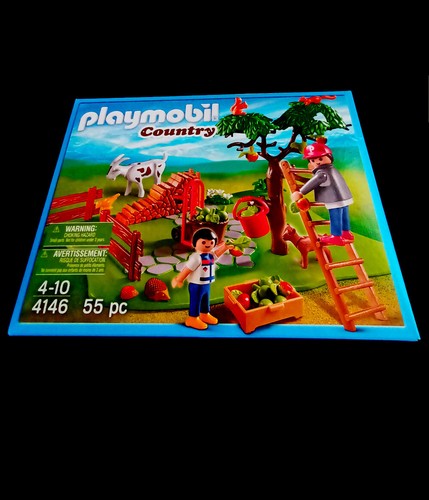PLAYMOBIL 4146 COUNTRY GRANJA COSECHA DE MANZANAS Nuevo New Sealed - Imagen 3 de 3