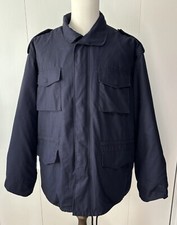 M-65 Rothco Field Jacket Men  s Military coat navy blue size XL Liner Hood