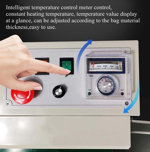 110V Continuous Band Sealing Machine FR-880 Bag Sealing Machine - Picture 3 of 14