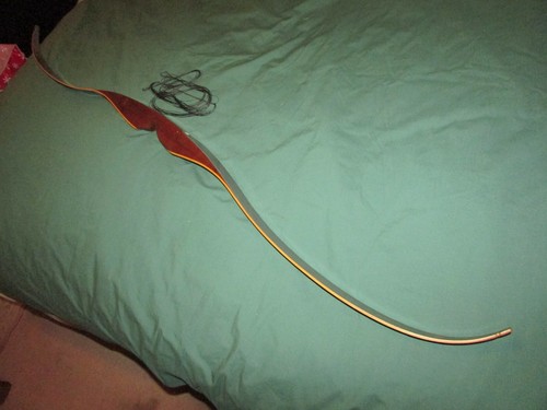 Vintage DARTON "Scholar" Recurve Bow & String, 66", 30lb.@28", No. 53B1438, WOW! - Picture 3 of 11