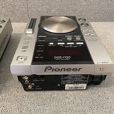 Pioneer CDJ-200 DJ Turntable Player Pair Controller Mix Loop CD MP3 Lot Of 2 | eBay Pioneer CDJ-200 DJ Turntable Player Pair Controller Mix Loop CD MP3 Lot Of 2 | eBay