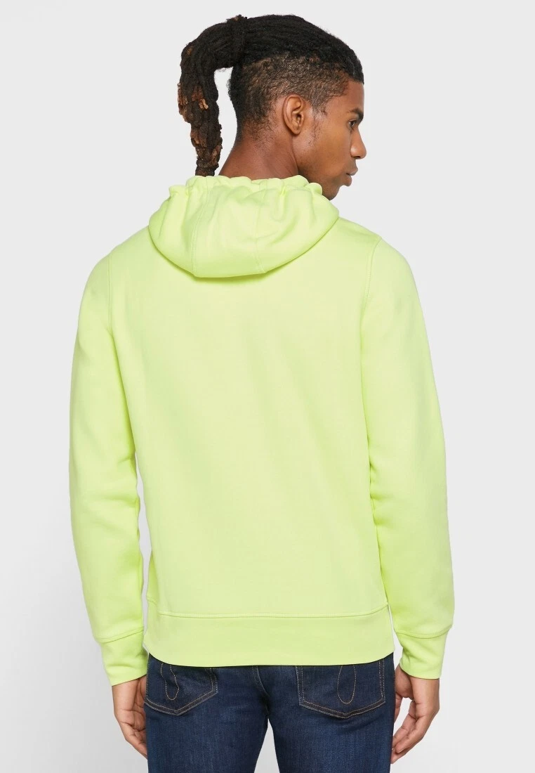 Tommy Hilfiger Menu0026#039;s Logo Hoodie Sweatshirt florescent yellow green  Size L NWT | eBay