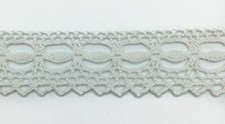 TRIMPLACE White 7/8" Dainty Vintage Cluny Lace - 15 Yards