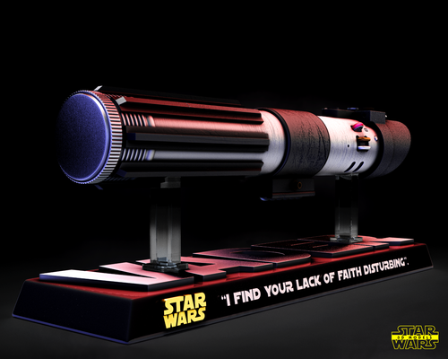 Darth Vader Lightsaber 1/1 Prop Resin Model Kit - Picture 4 of 7