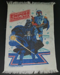 VTG-AS-IS-Star-Wars-Empire-Strikes-Back-Hand-Towel-Darth-Vader-Prop-AS-IS-FLAWS
