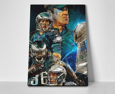 Eagles Superbowl Poster or Canvas