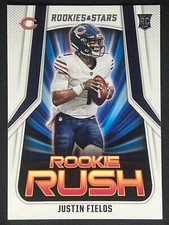 JUSTIN FIELDS 2021 Panini Rookies & Stars Rookie Rush Insert RC #RR-4 | Bears