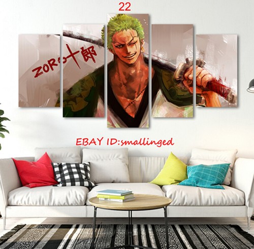 One Piece poster hang picture living room setting mural Decorate Luffy Ace Zoro - Picture 34 of 35