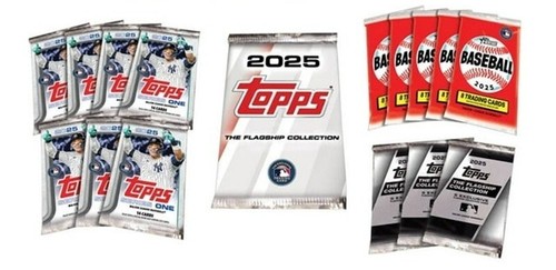 2025 Topps Baseball The Flagship Collection SEALED BOX - 3 Bonus Packs - Picture 4 of 4