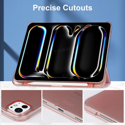 For Apple iPad Pro 11 13 Air 13 11 M3 2025 Smart Case Stand Tablet Cover Book - Picture 46 of 66