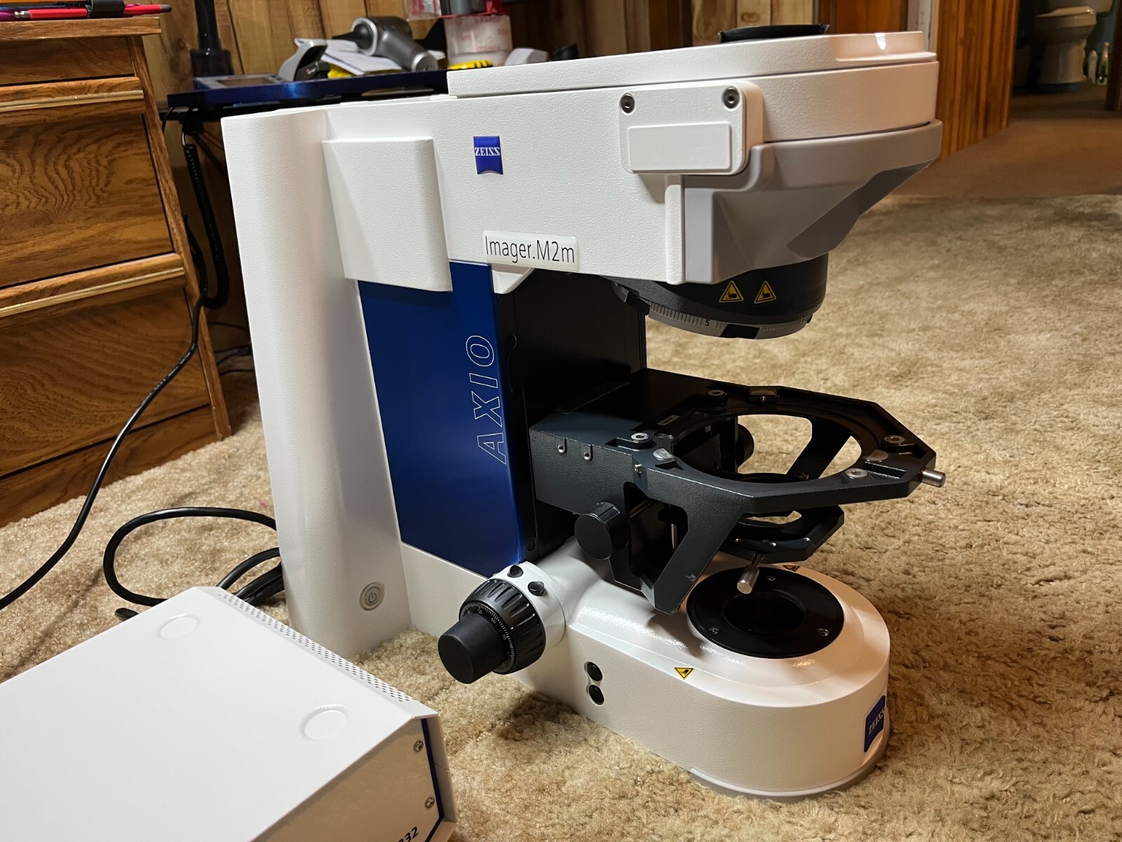 ZEISS AXIO IMAGER M2m MICROSCOPE BODY AND POWER SUPPLY eBay
