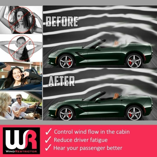 FLAG LOGO Multicolor Lighted Blocker WindRestrictor® For 14-19 Corvette C7 Coupe - Picture 4 of 7