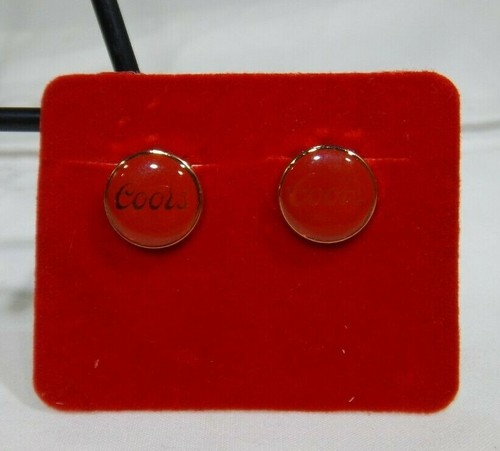 Vintage Coors Beer Button Covers Set of 2 SN - Picture 3 of 4