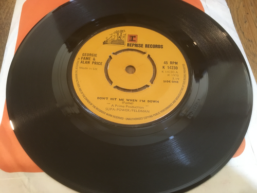 Georgie Fame & Alan Price "Don't Hit Me When I'm Down" 7" Single EX CONDITION - Picture 3 of 4